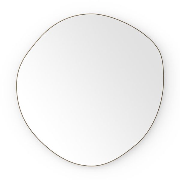 Arezzo 600 x 580mm Organic Mirror   Brushed Bronze - Image 4