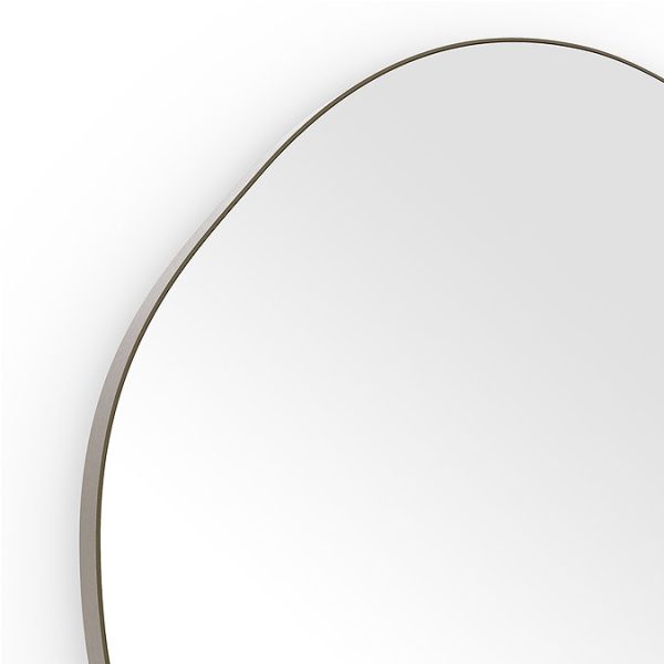 Arezzo 800 x 773mm Organic Mirror   Brushed Bronze - Image 3