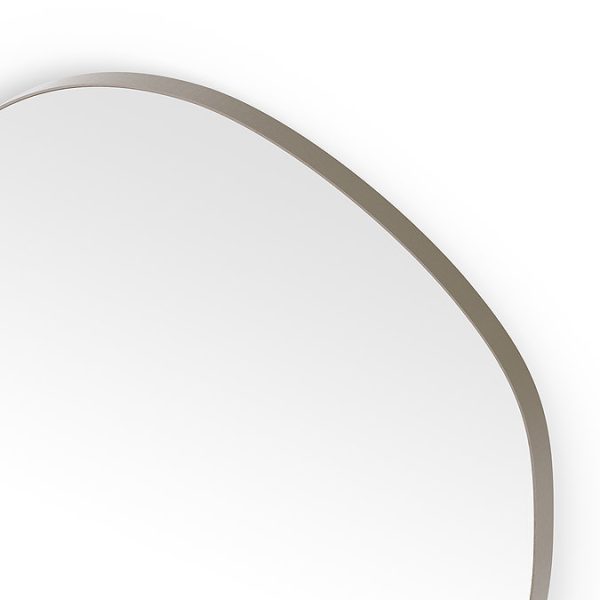 Arezzo 800 x 773mm Organic Mirror   Brushed Bronze - Image 5