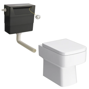 Nuie Bliss Square Back to Wall Pan incl. Concealed Cistern