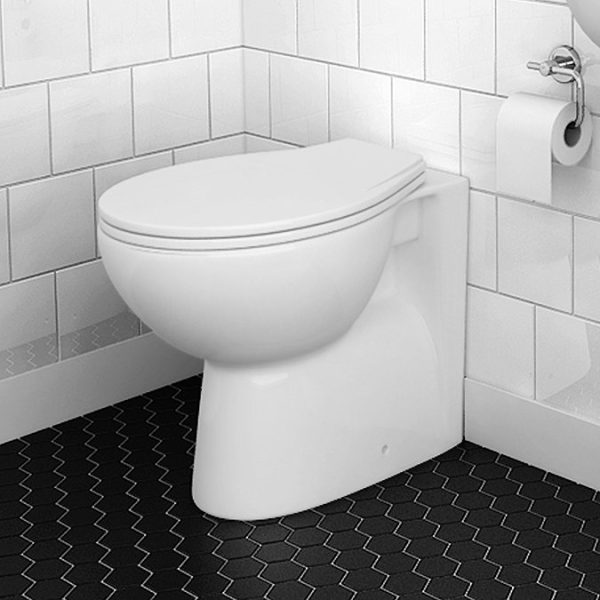 Standard Ceramic Back to Wall Toilet Pan - Image 2