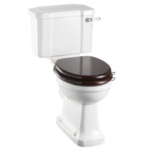 Burlington Cloakroom Slimline Close Coupled Traditional Toilet   Lever Flush
