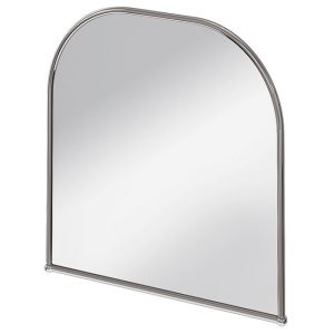 Burlington Curved Mirror with Chrome Frame   700x700mm