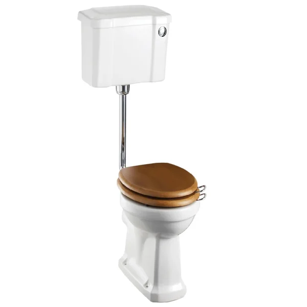 Burlington Low Level WC   44cm Slimline Cistern   Button Flush