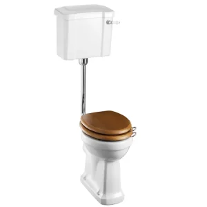 Burlington Low Level WC   44cm Slimline Cistern   Lever Flush