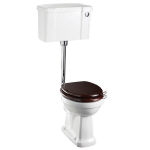 Burlington Low Level WC   51cm Ceramic Cistern   Button Flush