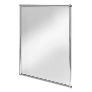 Burlington Rectangular Mirror with Chrome Frame