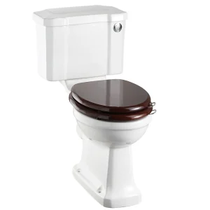 Burlington Regal Slimline Close Coupled Traditional Toilet   Button Flush