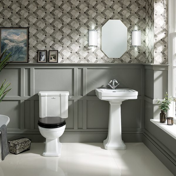 BC Designs Victrion Close Coupled Traditional Toilet - Image 2