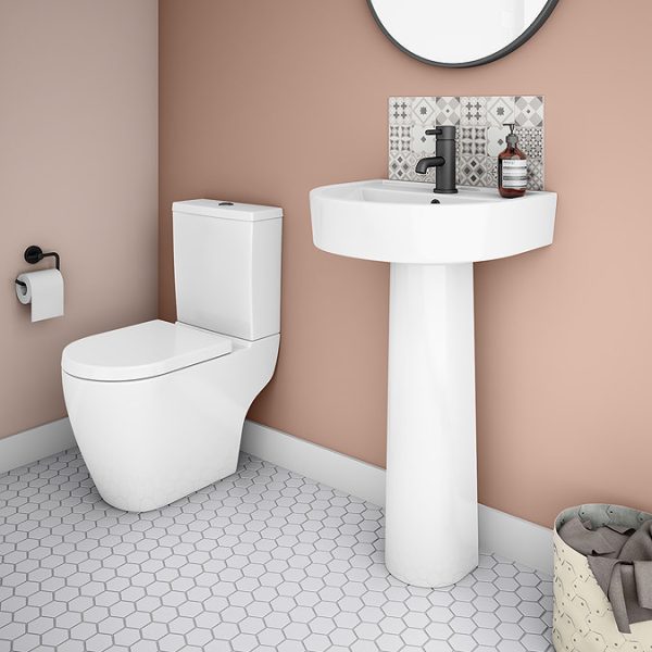 Bianco Close Coupled Modern Toilet + Soft Close Seat - Image 8