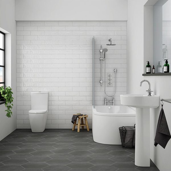 Bianco Close Coupled Modern Toilet + Soft Close Seat - Image 2
