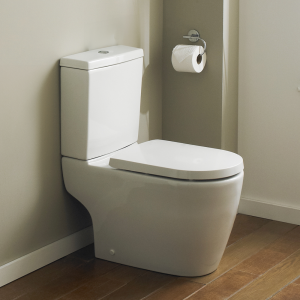 Bianco Close Coupled Modern Toilet + Soft Close Seat