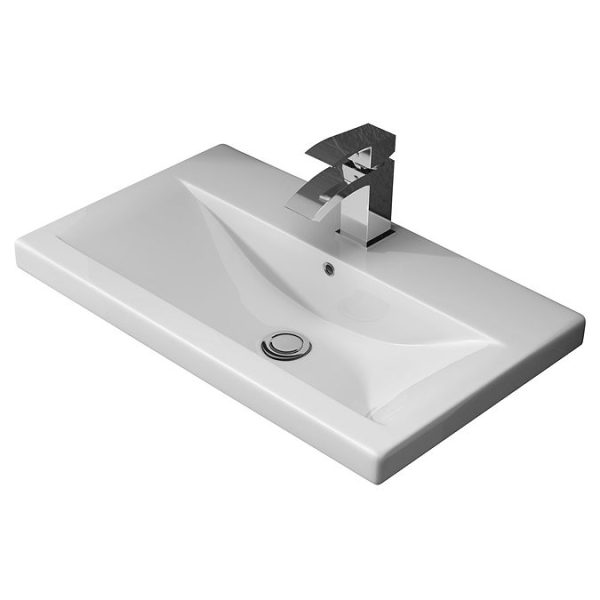 Brooklyn 500mm Black 2 Door Wall Hung Vanity Unit - Image 4
