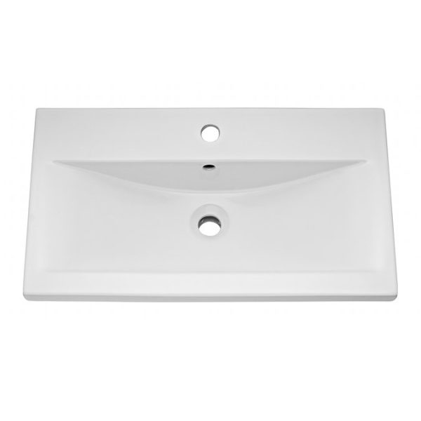 Brooklyn 800mm Black 2 Door Wall Hung Vanity Unit - Image 4