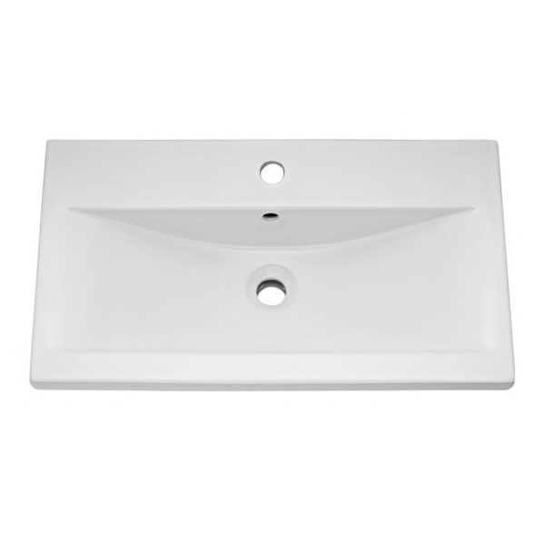 Brooklyn 800mm Grey Avola 2 Door Wall Hung Vanity Unit - Image 4
