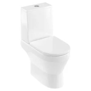 Britton Bathrooms Curve2 Rimless Close Coupled Toilet + Soft Close Seat
