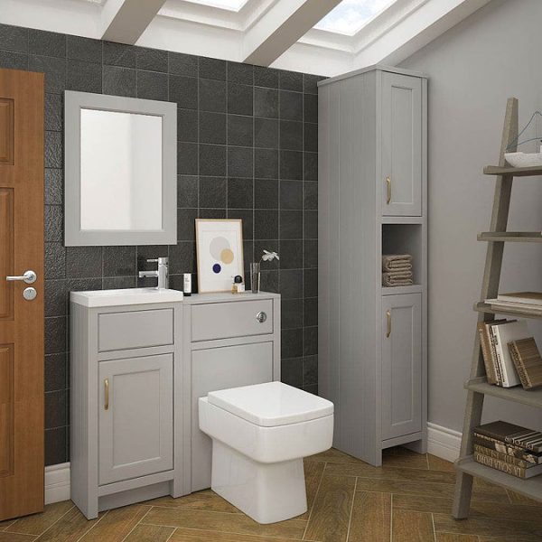 Chatsworth Traditional Grey Small Vanity   400mm Wide - Image 3