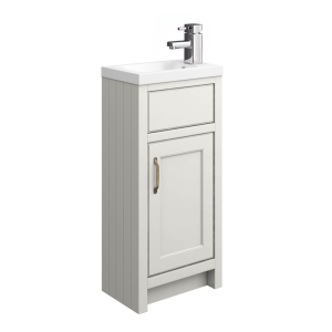Chatsworth Traditional Grey Small Vanity   400mm Wide