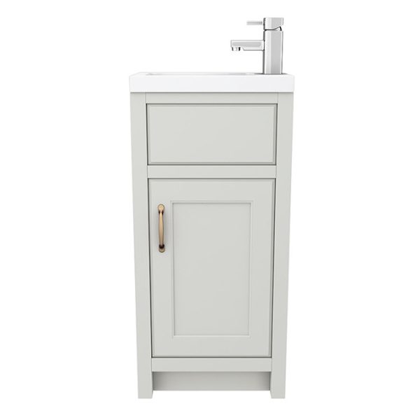 Chatsworth Traditional Grey Small Vanity   400mm Wide - Image 6