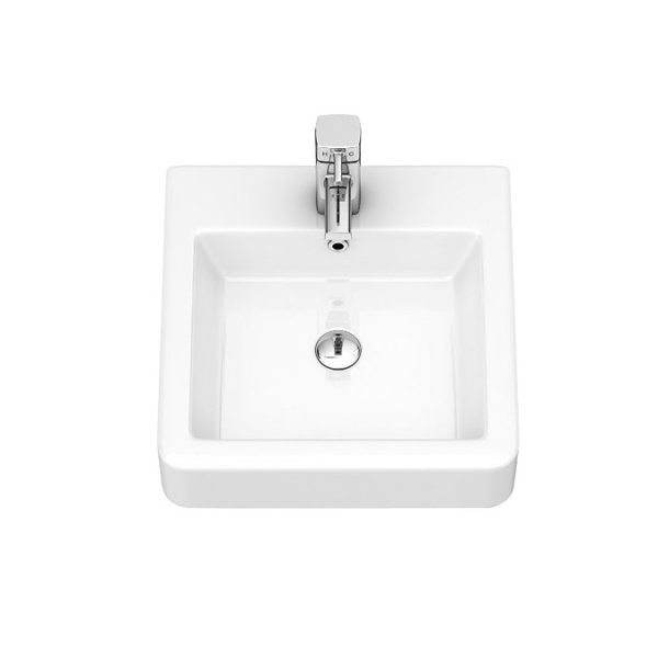 Chatsworth Traditional Graphite Vanity   425mm Wide with Antique Brass Handle - Image 3