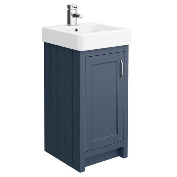 Chatsworth Traditional Blue Vanity   425mm Wide - Image 3