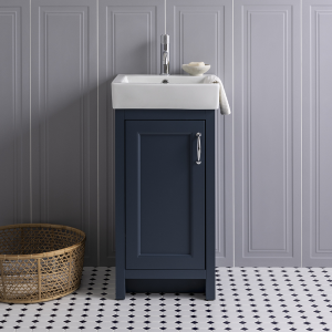 Chatsworth Traditional Blue Vanity   425mm Wide