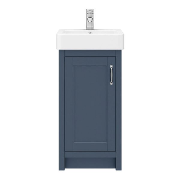 Chatsworth Traditional Blue Vanity   425mm Wide - Image 8