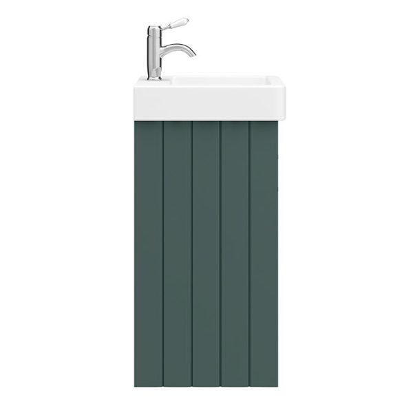 Chatsworth Traditional Green Vanity   425mm Wide - Image 2
