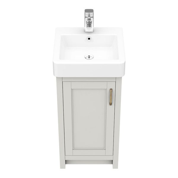 Chatsworth Traditional Grey Vanity   425mm Wide - Image 8