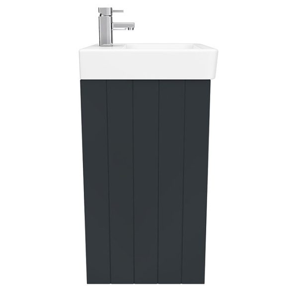 Chatsworth Traditional Graphite Vanity   560mm Wide - Image 2