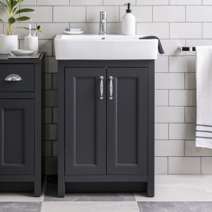 Chatsworth Traditional Graphite Vanity   560mm Wide