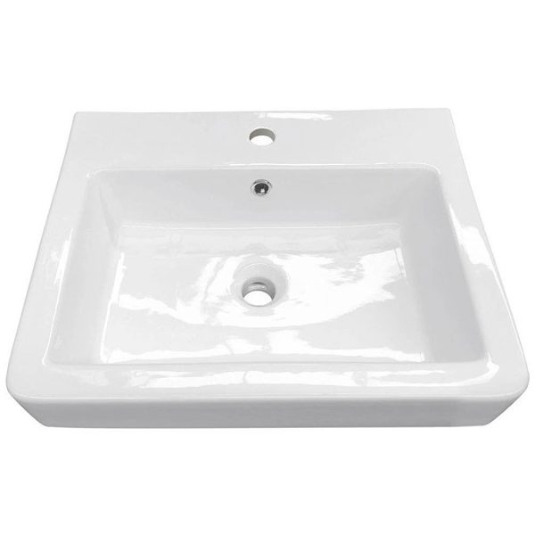 Chatsworth Traditional Graphite Vanity   560mm Wide with Matt Black Handles - Image 5