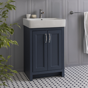 Chatsworth Traditional Blue Vanity   560mm Wide