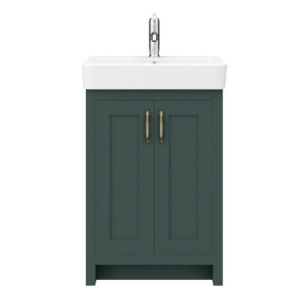 Chatsworth Traditional Green Vanity   560mm Wide - Image 5