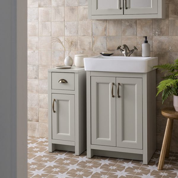 Chatsworth Traditional Grey Vanity   560mm Wide - Image 4