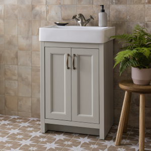 Chatsworth Traditional Grey Vanity   560mm Wide