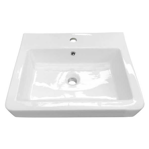 Chatsworth Traditional Grey Vanity   560mm Wide with Brushed Brass Handles - Image 2