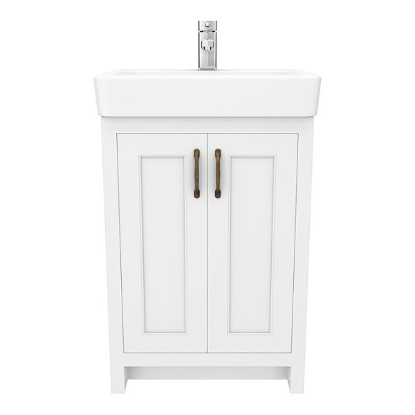 Chatsworth Traditional White Vanity   560mm Wide - Image 9