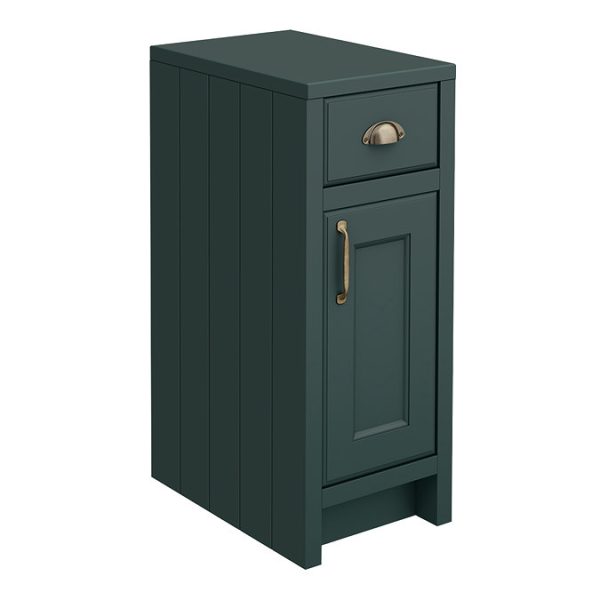 Chatsworth Traditional Green 560mm Vanity Sink + 300mm Cupboard Unit - Image 4
