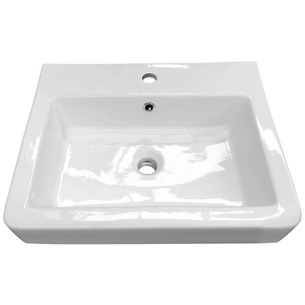 Chatsworth Traditional White 560mm Vanity Sink + 300mm Cupboard Unit - Image 8