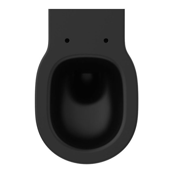 Ideal Standard Connect Air Silk Black AquaBlade Wall Hung Toilet + Soft Close Seat - Image 5