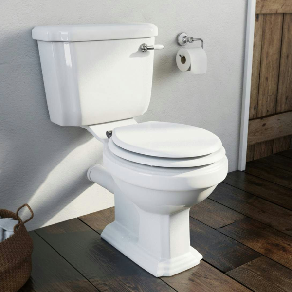Orchard Dulwich White Traditional Close Coupled Toilet