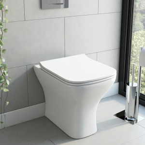 Orchard Derwent Square Compact Back to Wall Toilet with Soft Close Slim Seat