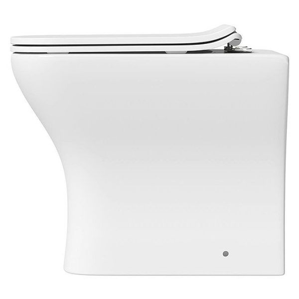 Orchard Derwent Square Compact Back to Wall Toilet with Soft Close Slim Seat - Image 5