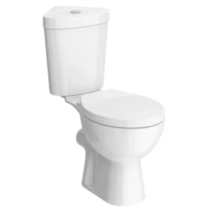 Cove Bermuda Corner Toilet with Soft Close Seat