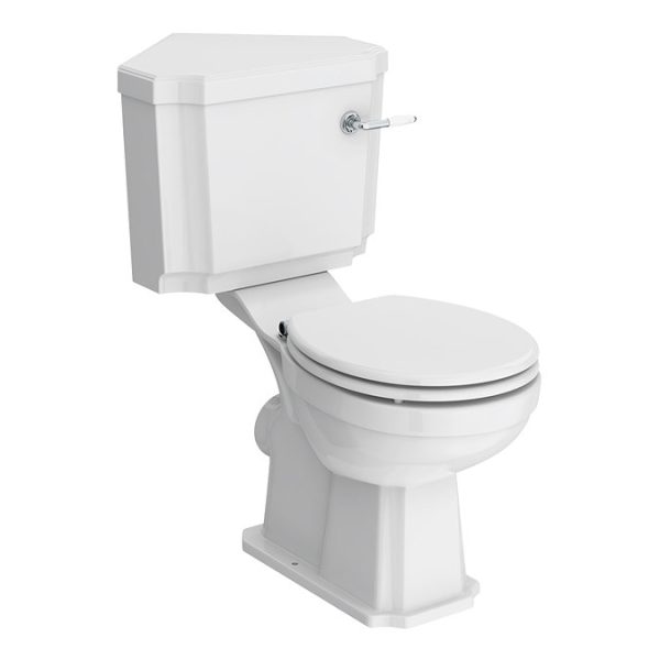 Chatsworth Traditional Corner Toilet + Soft Close Seat - Image 5