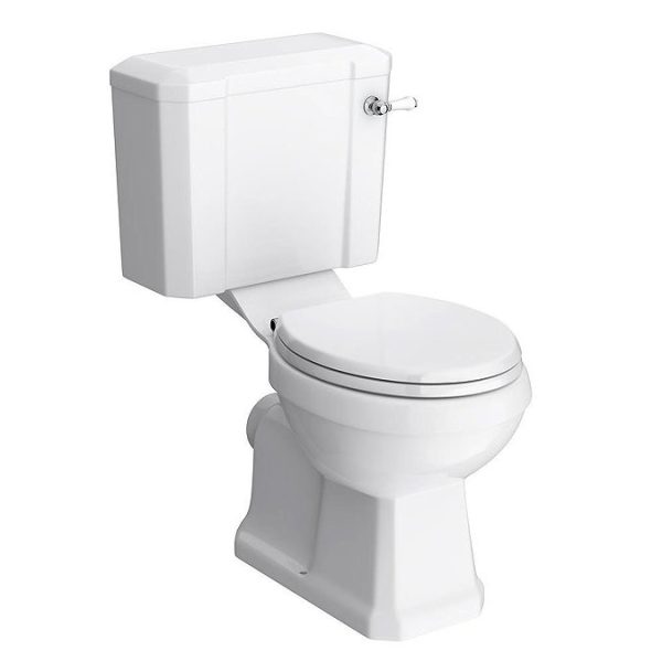 Chatsworth Close Coupled Traditional Toilet + Soft Close Seat - Image 5