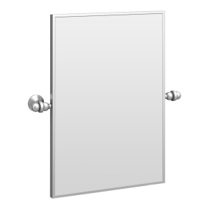 Chatsworth 700 x 500 Rectangular Tiltable Mirror   Chrome