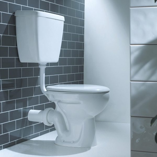 Cove Low Level Toilet incl. Push Button Cistern + Seat - Image 4
