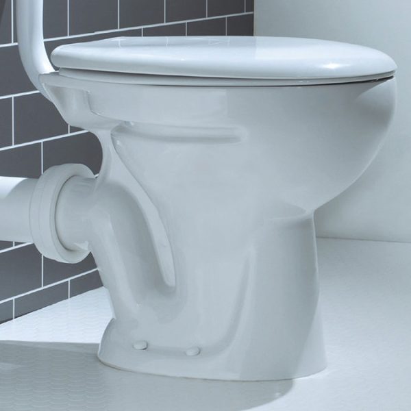 Cove Low Level Toilet incl. Push Button Cistern + Seat - Image 3